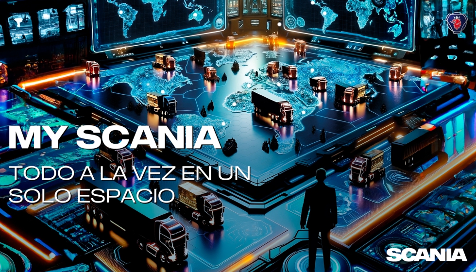 El cliente puede acceder y controlar con un solo clic todos los productos y servicios digitales de Scania