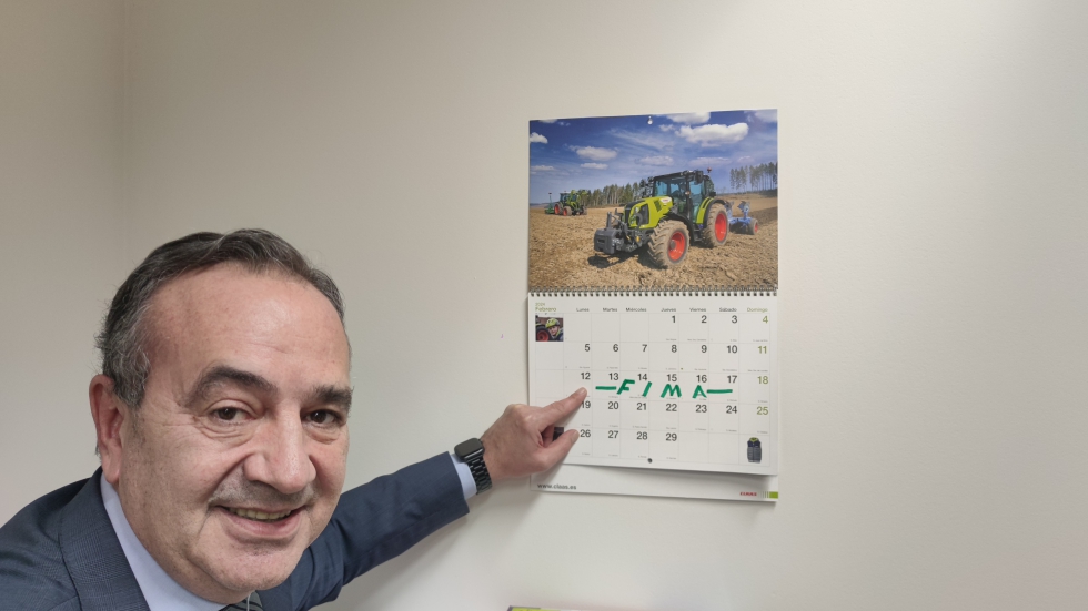 Jos� Ignacio Vega, presidente del Comit� Organizador de FIMA 2024, se�ala las fechas de celebraci�n de la muestra...