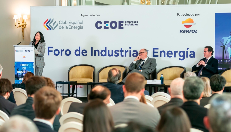 Rebeca Torr, secretaria de Estado de Industria, durante su intervencin en el I Foro de Industria y Energa