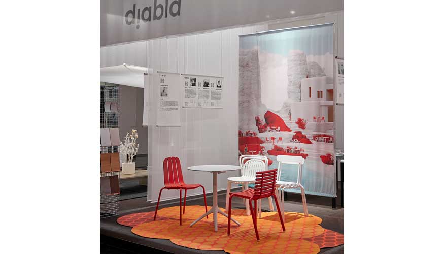 Espacio de Diabla en el estand de GandiaBlasco en imm Cologne