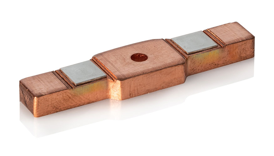 El nuevo proceso de soldadura por resistencia conductiva permite suministrar flejes portadores de cobre de hasta 5 mm de grosor con contactos de un...