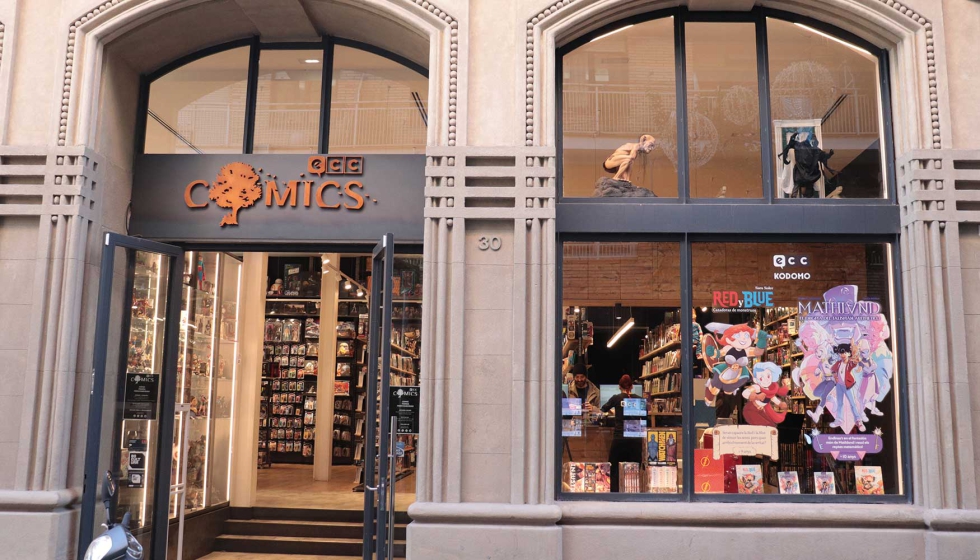 Actualmente ECC Ediciones cuenta con 4 tiendas fsicas, siendo la tienda insignia la ubicada en la calle Bonavista de Barcelona...