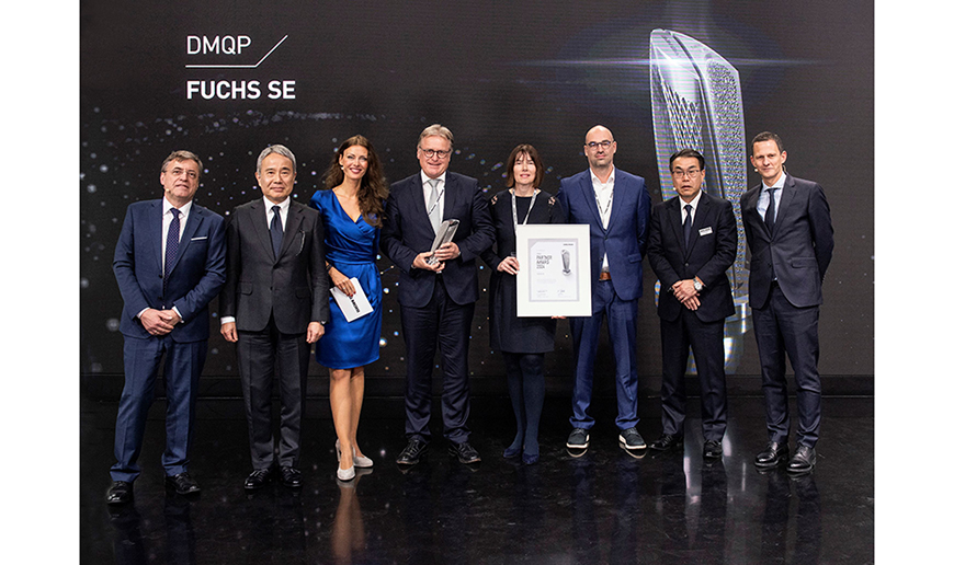 Stefan Fuchs, CEO do Grupo Fuchs, recebeu o prémio atribuído no âmbito do programa DMG Mori Qualified Products (DMQP)