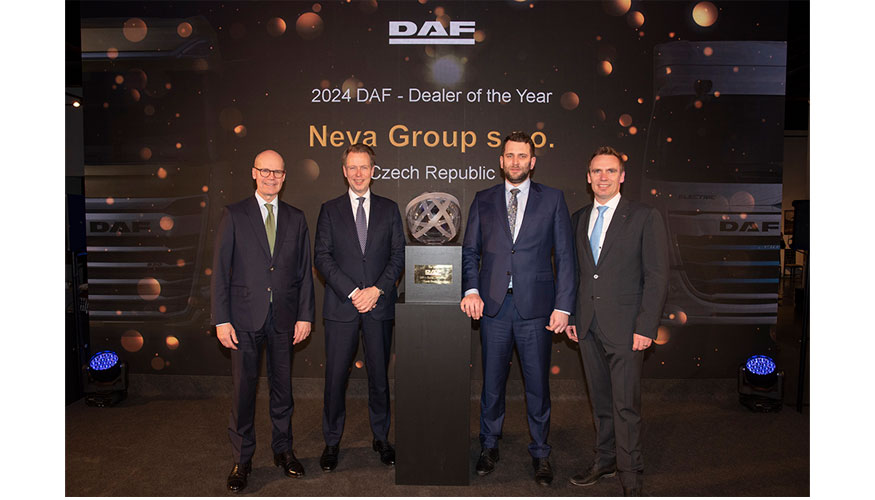 El concesionario checo NEVA Group ha sido premiado DAF International Dealer of the Year 2024 en la reunin internacional de concesionarios DAF...