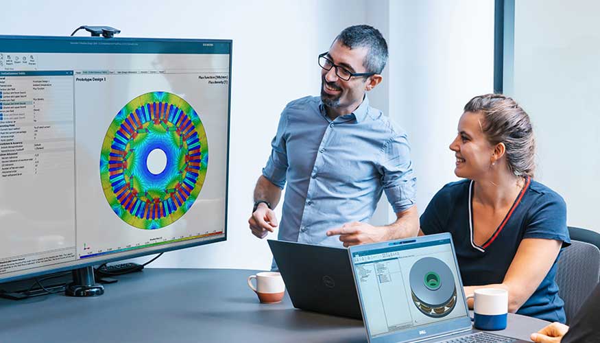 El nuevo software Simcenter E-Machine Design de Siemens ana la simulacin electromagntica y trmica...