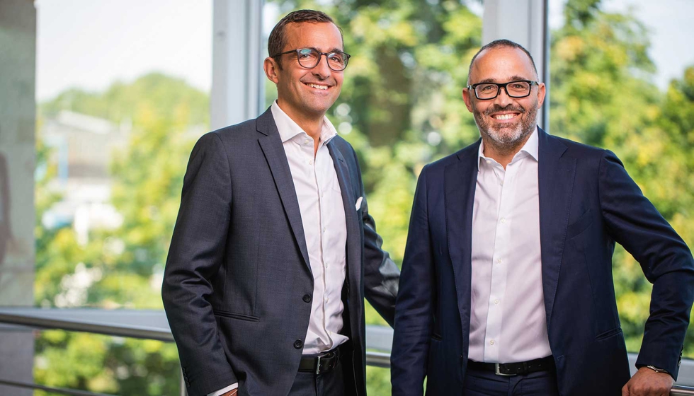 Los dos Co-CEOs de Salamander Industrie-Produkte, Gtz y Till Schmiedeknecht