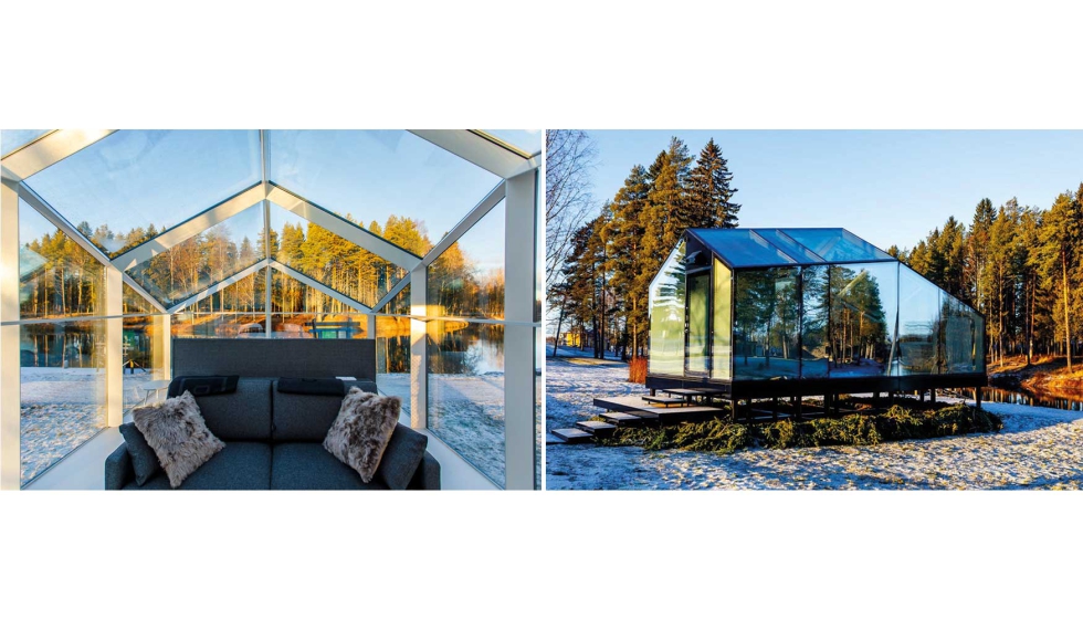 Detalle interior y exterior de estas singulares construcciones...