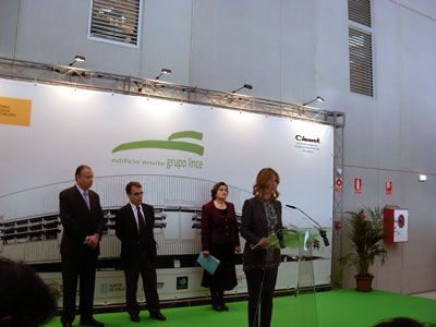 La inauguracin cont con la presencia de la ministra de Ciencia e Innovacin, Cristina Garmendia...