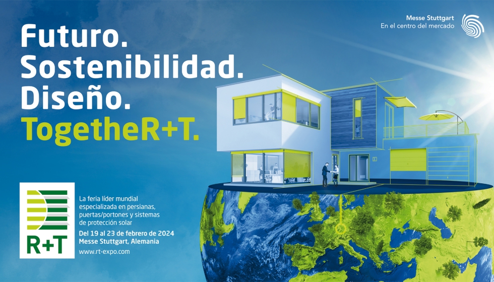 A R+T realizou-se em Estugarda sob o lema R+T 2024: Futuro. Sustentabilidade. Design. TogetherR+T