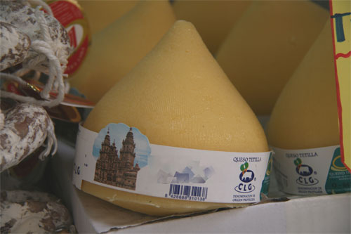 El Queso Tetilla gallego figura tambin entre los productos lcteos ms presentes en nuestros mercados