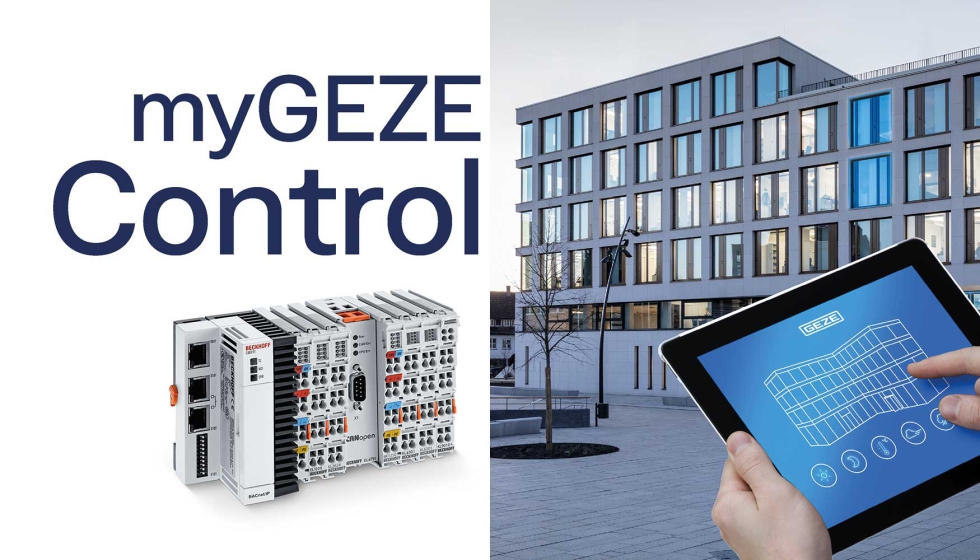 myGEZE Control permite la ia integracin de los prductos GEZE en la automatizacin de edificios