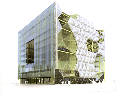 Edificio Media-TIC, uno de los edificios ms destacables del distrito de negocios 22@ de la capital catalana...