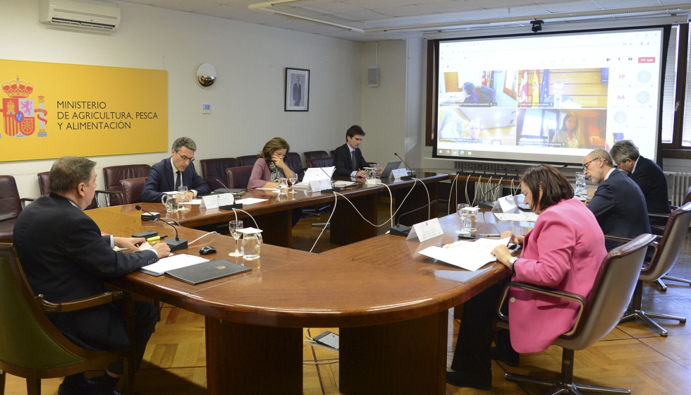 El ministro Luis Planas preside por videoconferencia la reunin del Consejo Consultivo de Poltica Agrcola Comn para Asuntos Comunitarios...