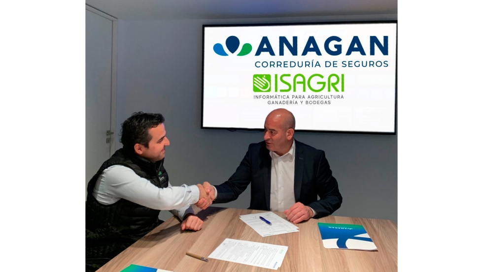 Alberto Sainz, presidente de Grupo Anagan y Miguel Vargas, director Comercial en Isagri