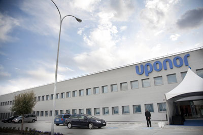 En la nueva sede en Mstoles de Uponor se encuentran las oficinas centrales y las nuevas instalaciones de la Uponor Academy...