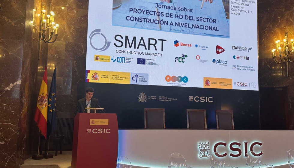 Francisco José Vea Folch, director de Innovación y Nuevas Tecnologías de BECSA, presentó el proyecto Smart Construction Manager...