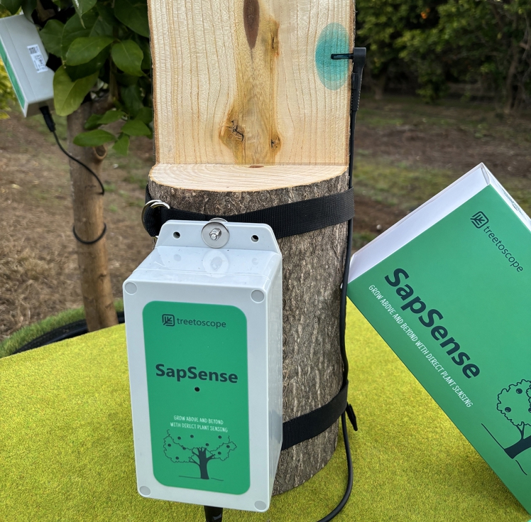 Foto de La tecnologa SapSense permite optimizar el riego mediante lectura directa del consumo real por los rboles