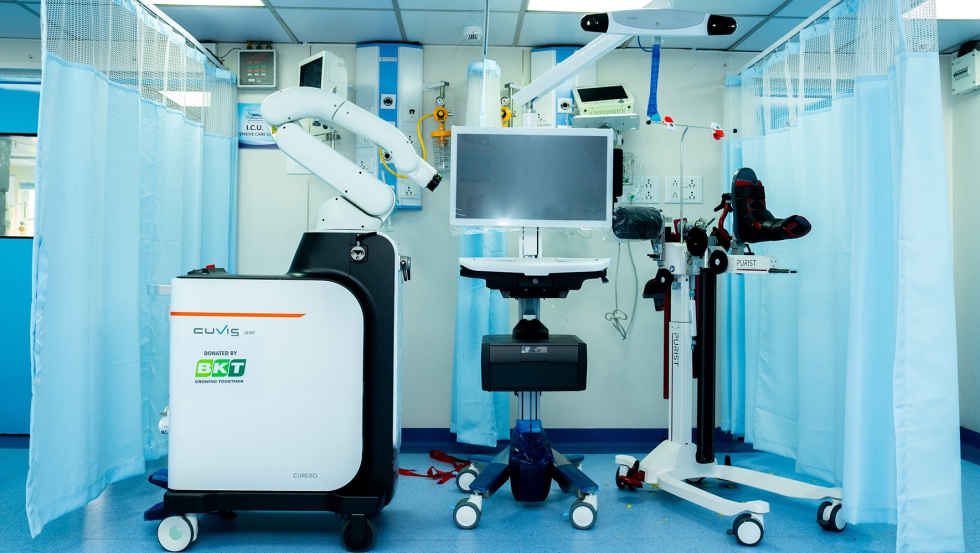 Este innovador sistema robtico enriquece el Departamento de Ortopedia del Centro de Excelencia en Robtica (CORE) del King Edward Memorial Hospital...