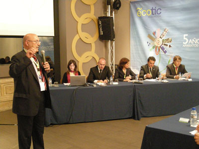 Joan Riba, Director General de Fundacin ECOTIC, durante una de sus intervenciones