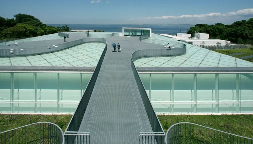 Imagen del Museo Yokosuka de Arte del arquitecto japons Riken Yamamoto, Premio Pritzker 2024. Foto: EFE/Tom Welsh/Pritzkerprize...