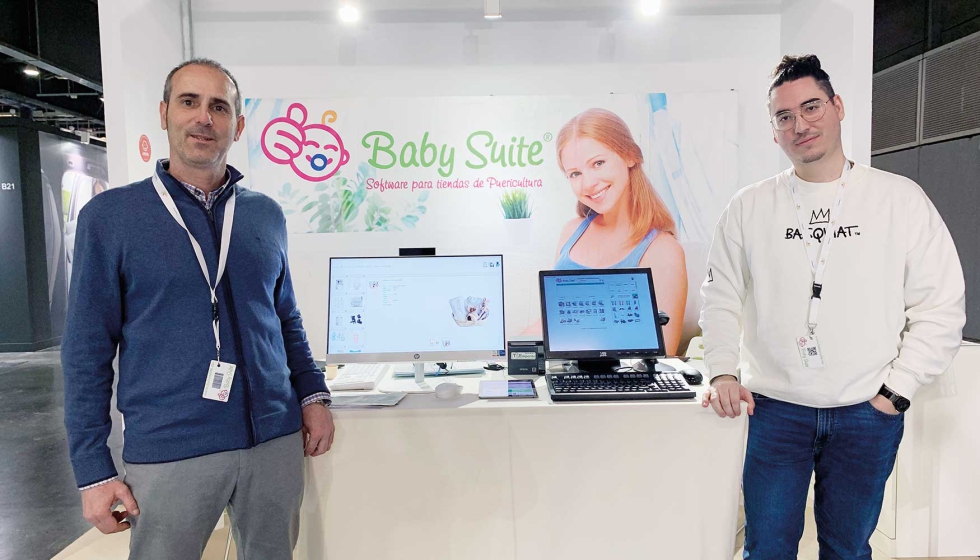 David Romans, CEO de Baby Suite, y Oriol Juli, programador y soporte avanzado