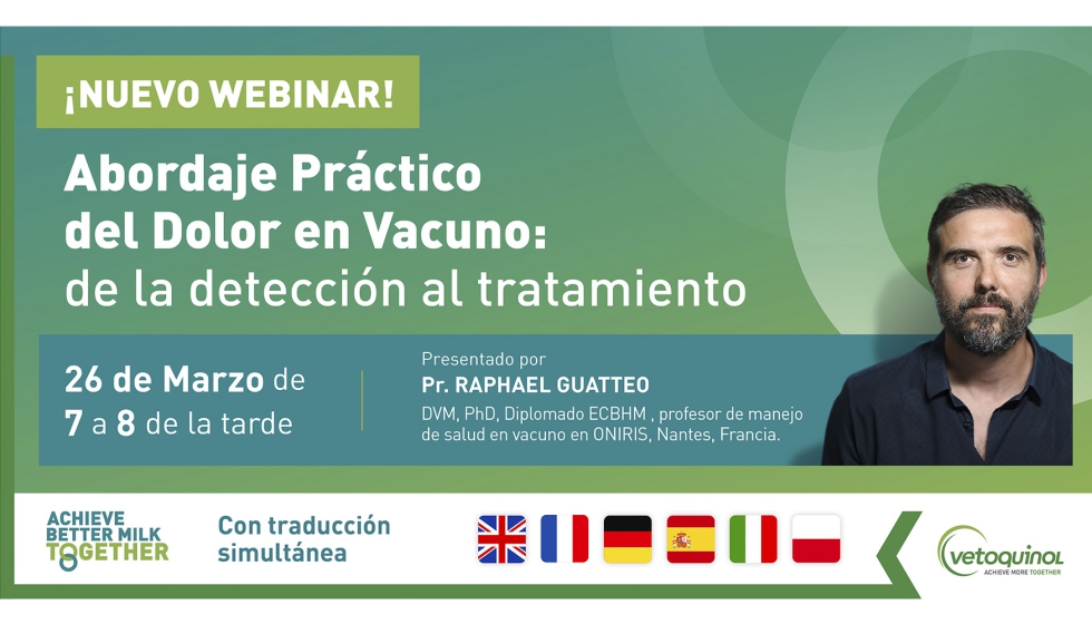 Foto de Webinar de Vetoquinol sobre la deteccin y el tratamiento del dolor en vacuno