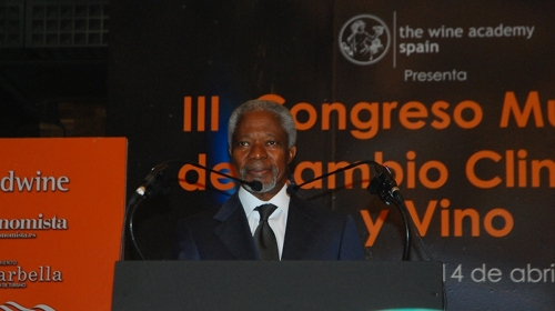 El ex secretario de las Naciones Unidas y Premio Nobel de la Paz, Kofi Annan, fue uno de los protagonistas del certamen...