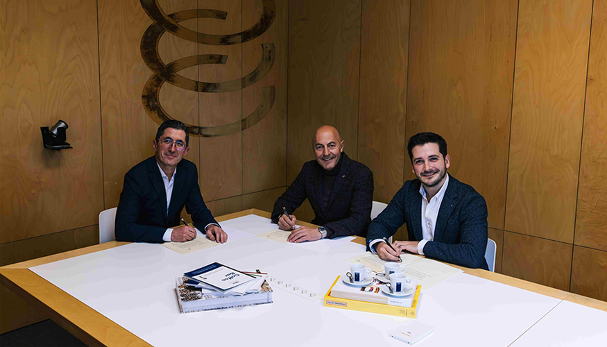Firma del acuerdo de colaboracin entre Basque Culinary Center (BCC) y la empresa cafetera Lavazza