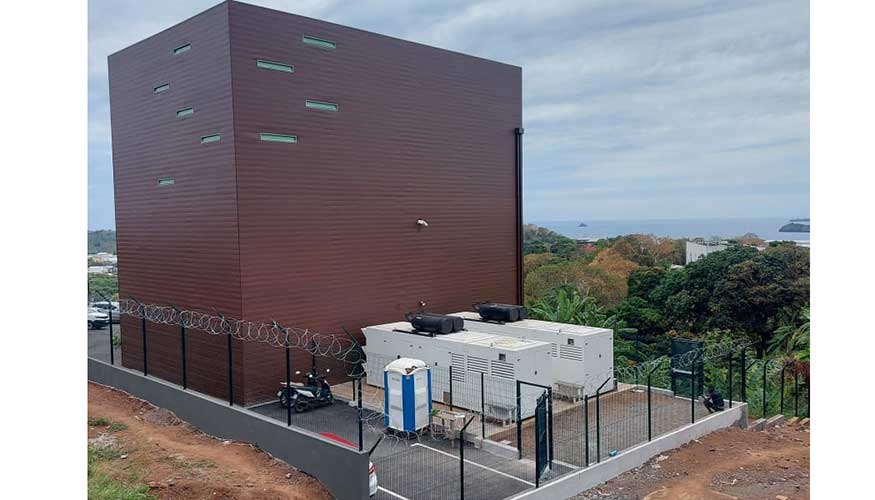 Generador de emergencia a medida para un centro de datos en Isla Reunin