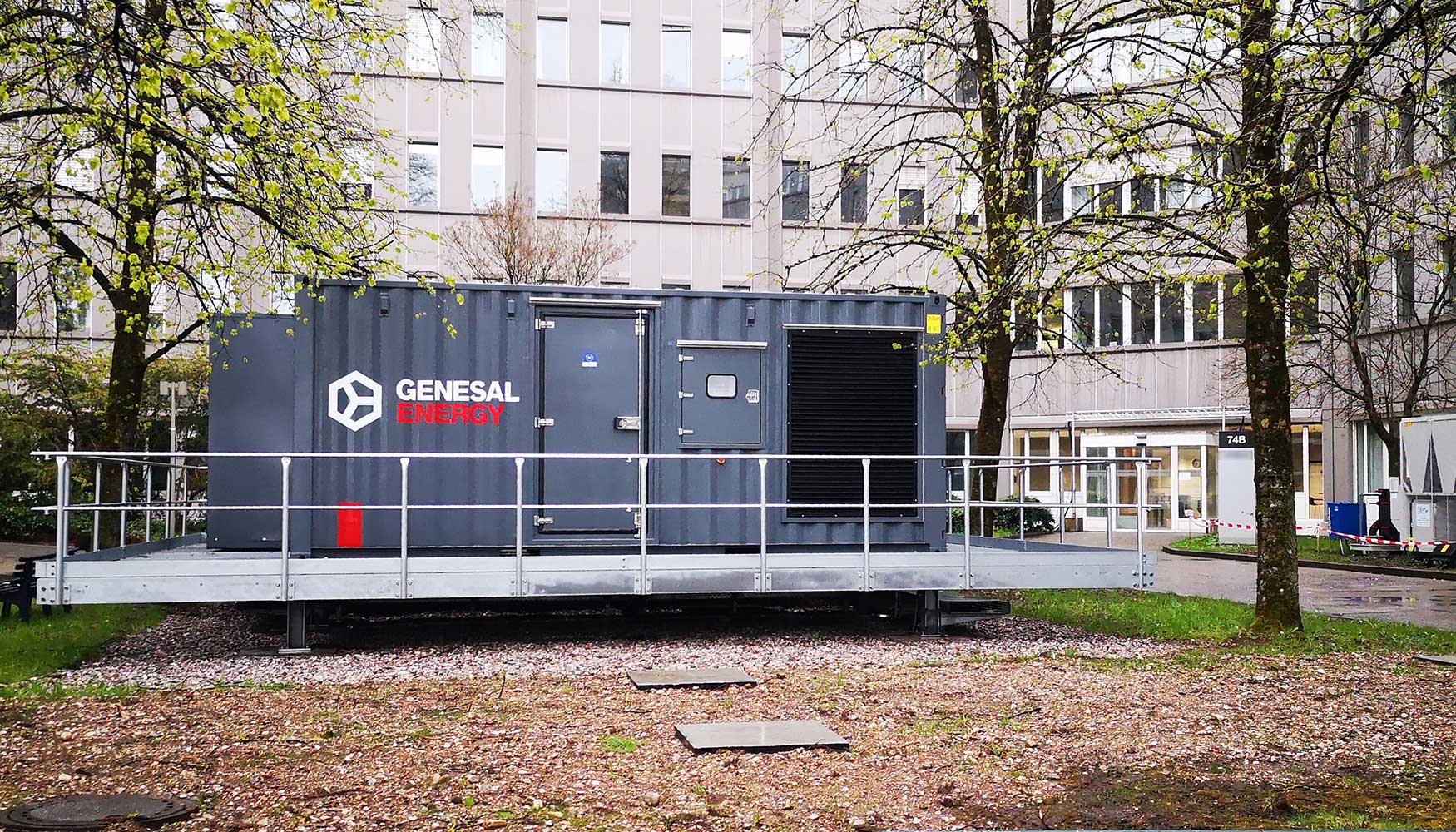 Grupo electrgeno de Genesal Energy instalado en Alemania