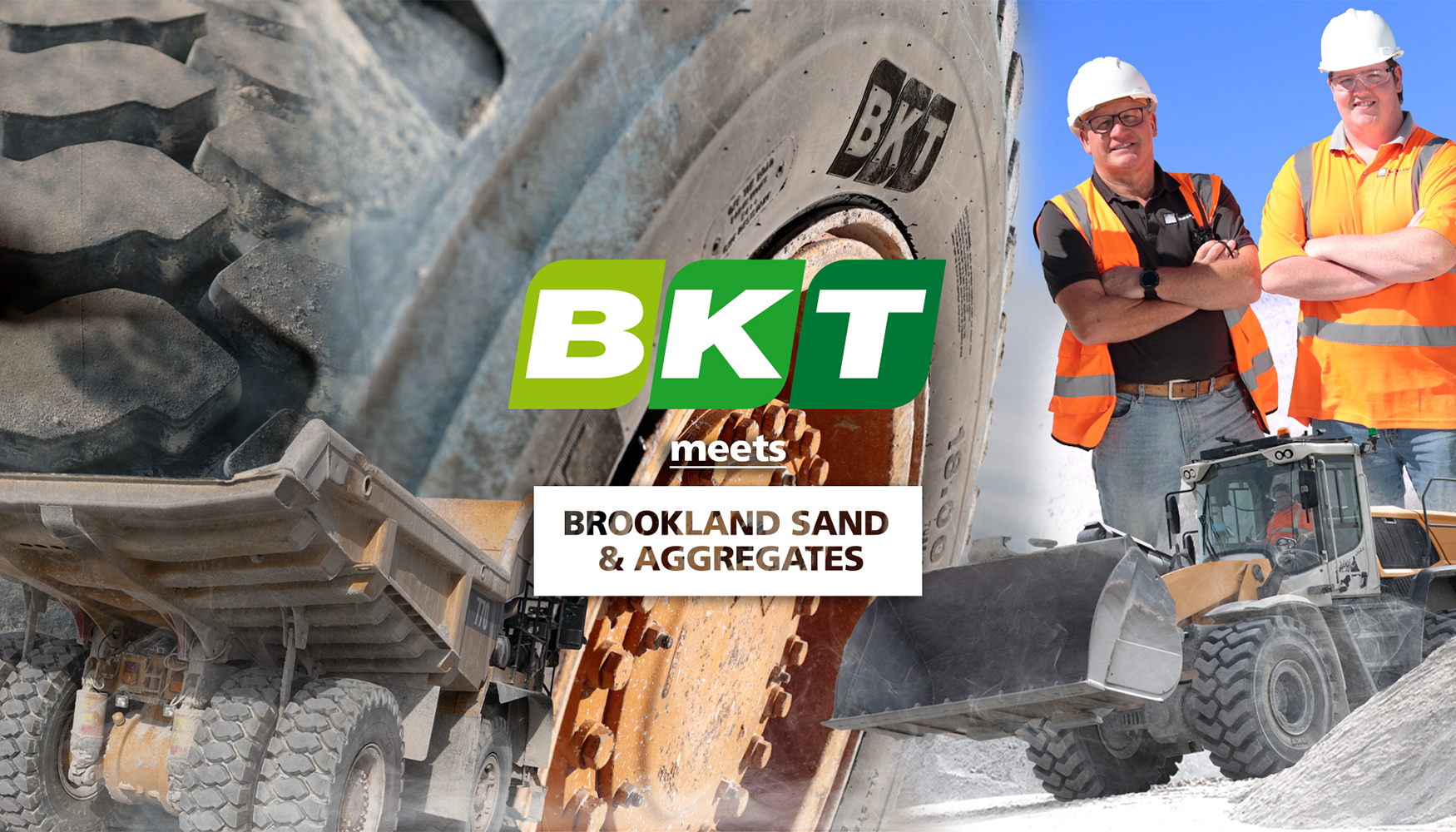 Brookland Sand & Aggregates ha vuelto a confiar en los neumticos BKT para sus palas cargadoras