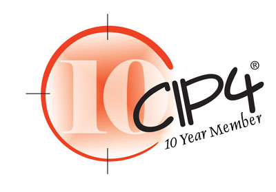 La organizacin CIP4 cre un logo especial de aniversario para los miembros fundadores