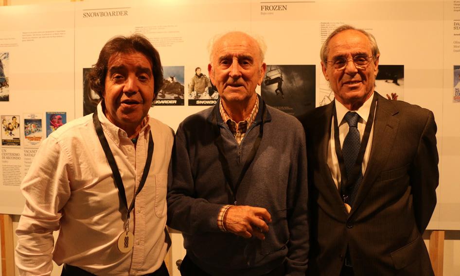 Xavier Prez, Josep Manuel Anglada y Joan Garrigs en el Festival de Cine de Montaa de Torell 2014 Jorge Millaruelo