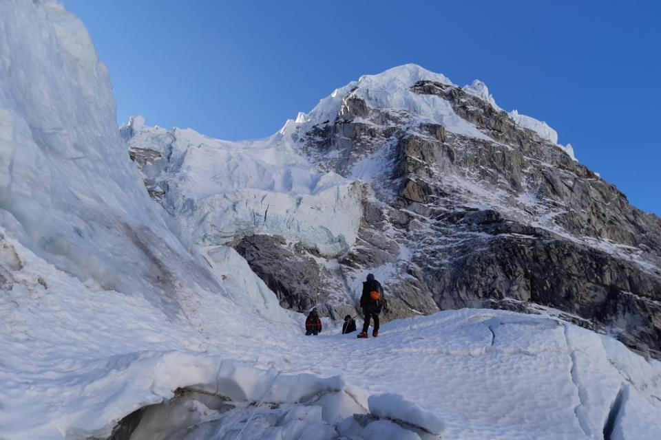 Cascada de hielo del Khumbu