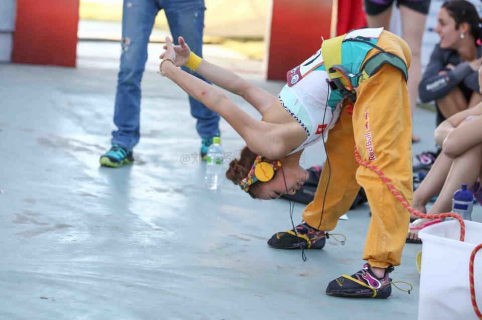 Jain Kim en Wujiang 2014 Heiko Wilhelm/IFSC