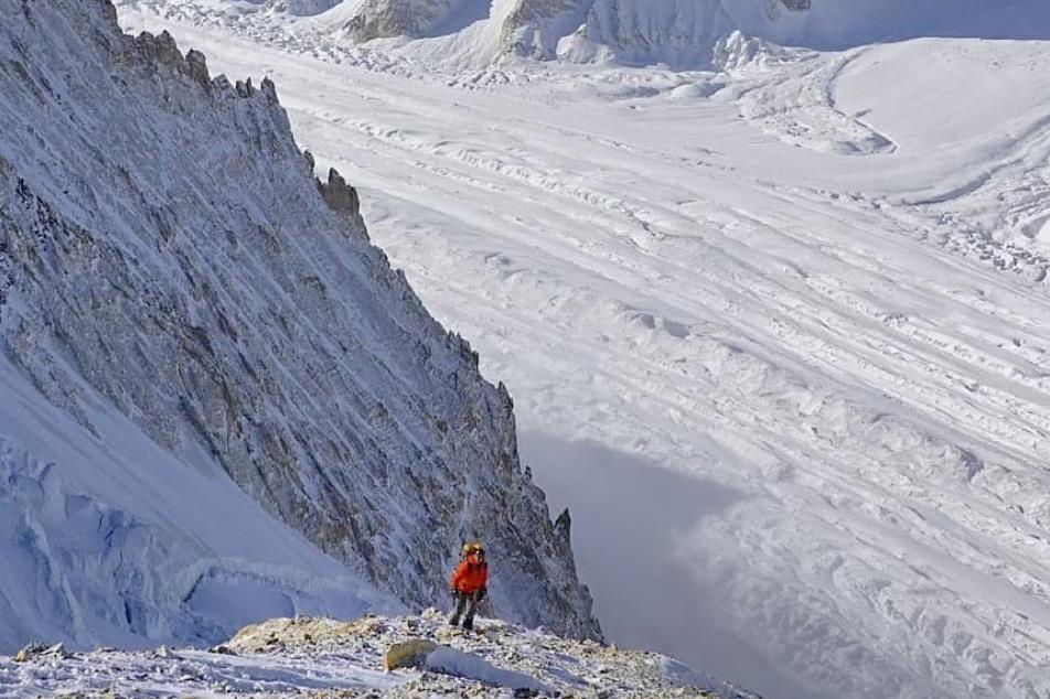 Don Bowie en el Broak Peak