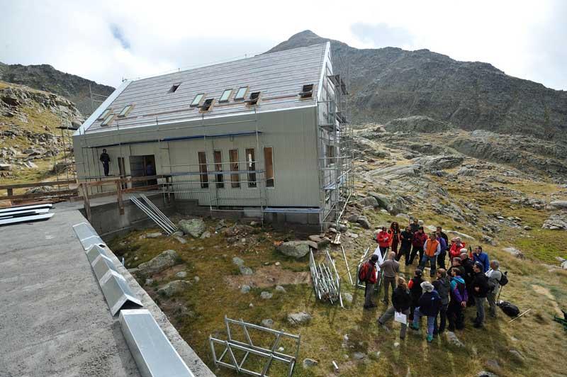 El refugio Cap de Llauset, en obras Prames