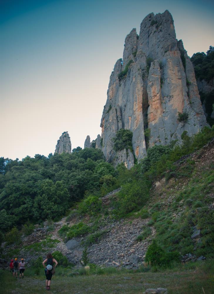 Pea a la que asciende la va ferrata de Foradada del Toscar (Huesca) Paco G. Barbero