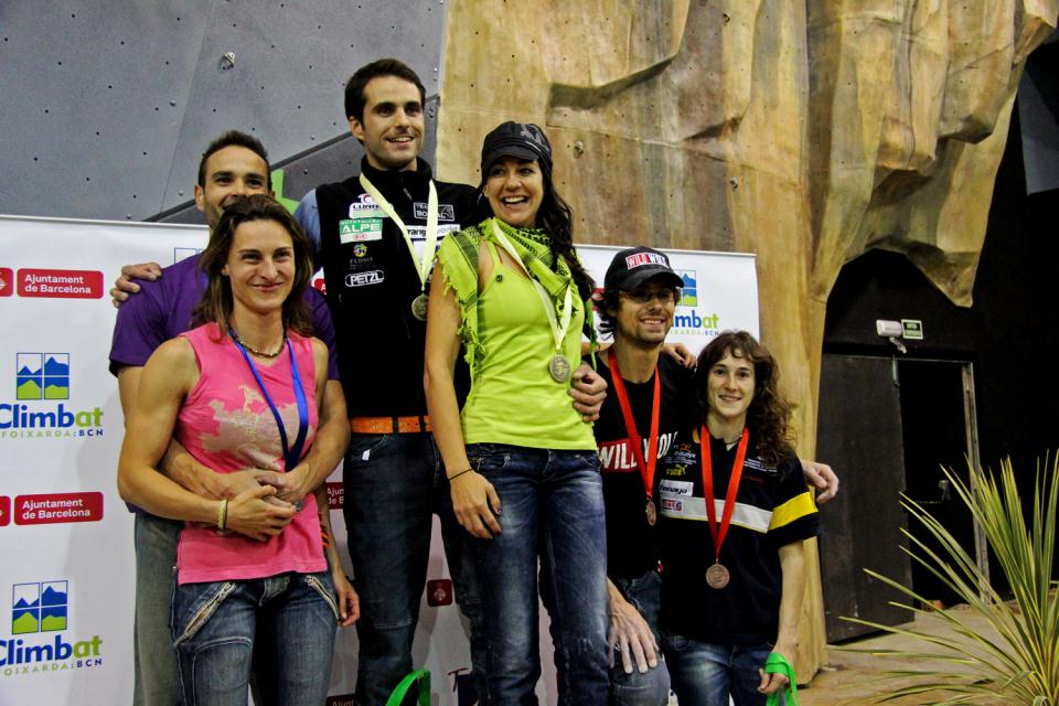 Podio de la ltima edicin de la Copa de Espaa de Boulder (FOTO: Beat Zaldua)