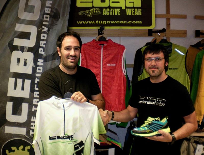 Pep Bacardit, a la iquierad, con Illan Botines