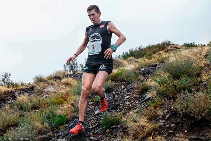 Manuel Merillas en carrera.  Alberto de Isidro