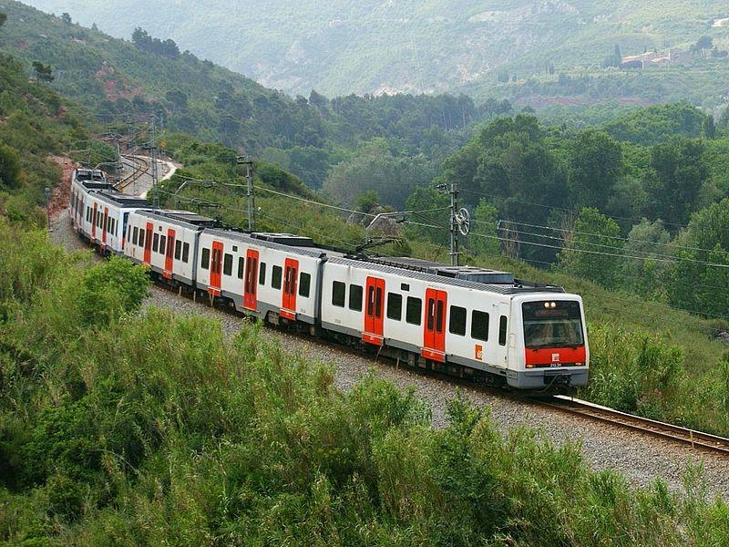 Tren cremallera de Montserrat FGC