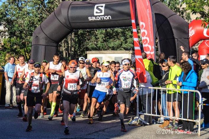 Zona de meta en Cercedilla Maratn Alpino Madrileo 2014