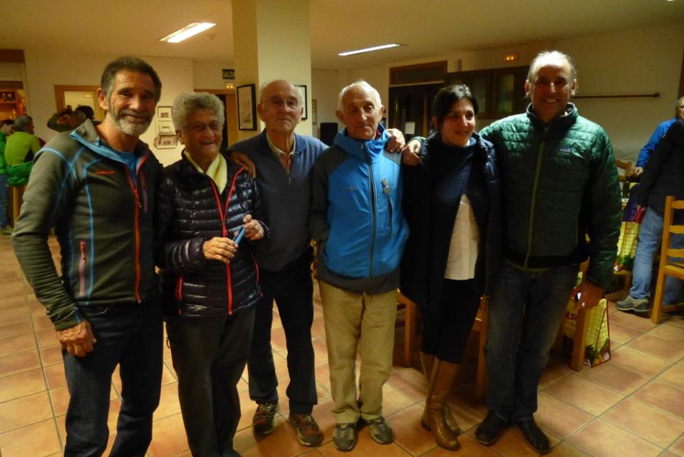 Novato Marn, Eli Verges, Josep Manuel Anglada y Joan Quintana Club Pea Guara