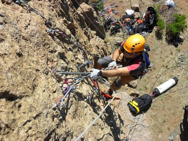 Fotografa del Grupo de Tecnificacin de Alpinismo de Aragn