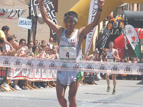 Ricardo Meja en la primera edicin de los SkyGames, en el 2000 (FOTO: ribagorzaskygames.blogspot.com)