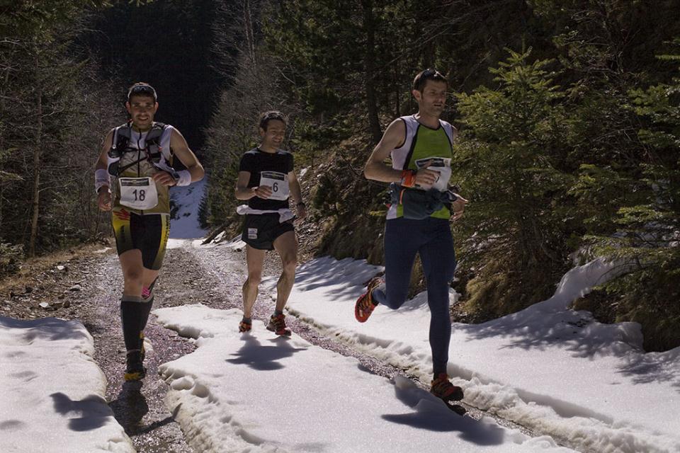 Los tres primeros, en cabeza (FOTO: Quim Farrero)