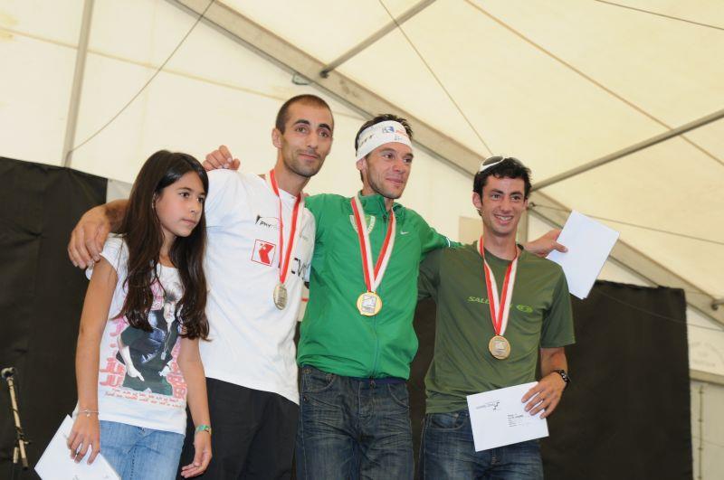 Podio de la Sierre-Zinal en su edicin de 2012.  Olivier Tytgat