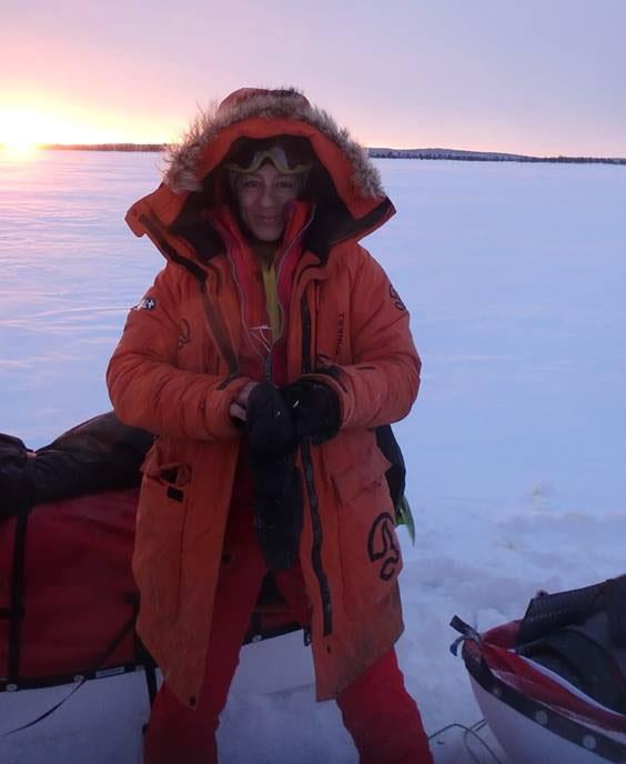 Chus Lago en su expedicin a Laponia en 2016 Chus Lago