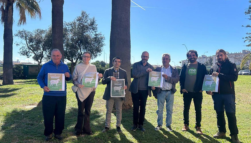 Foto de familia de la presentacin del consumo de cordero de las Islas Baleares